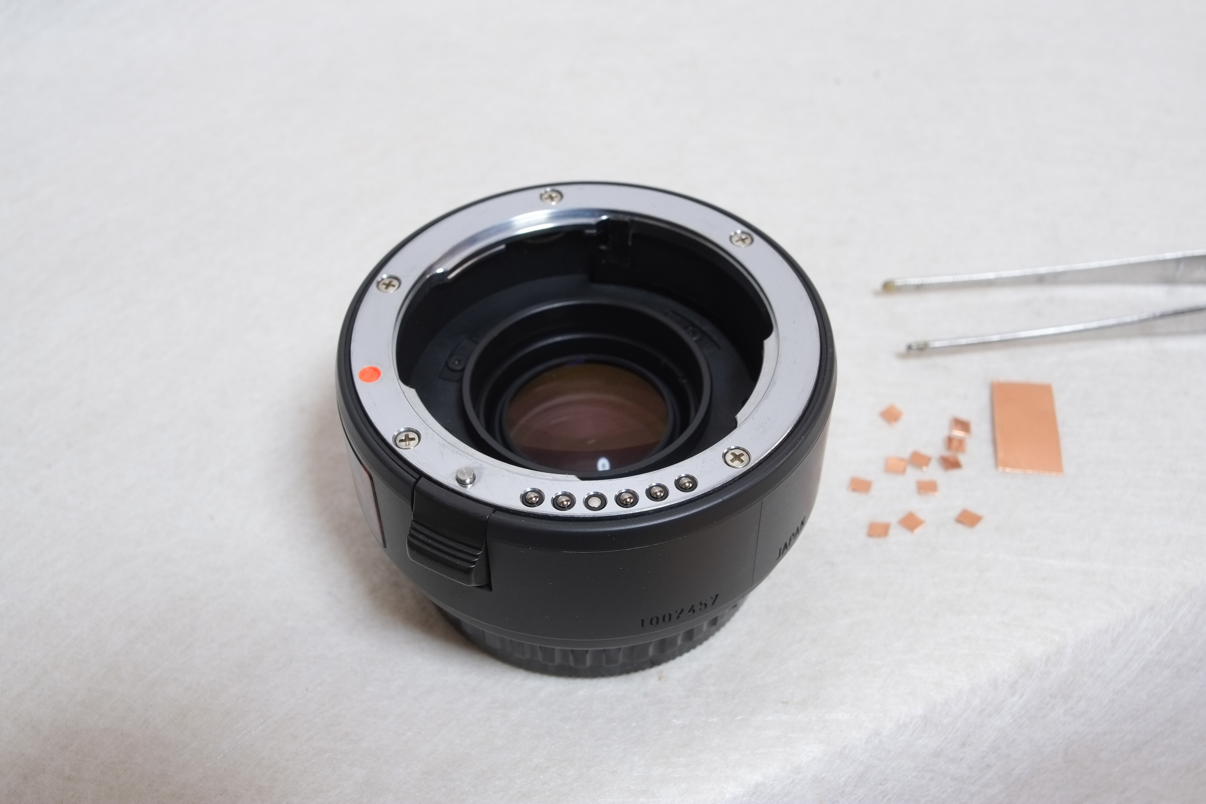 AFボーグ---PENTAX F AFアダプター1.7x のAFを可能にする加工 : 趣味の