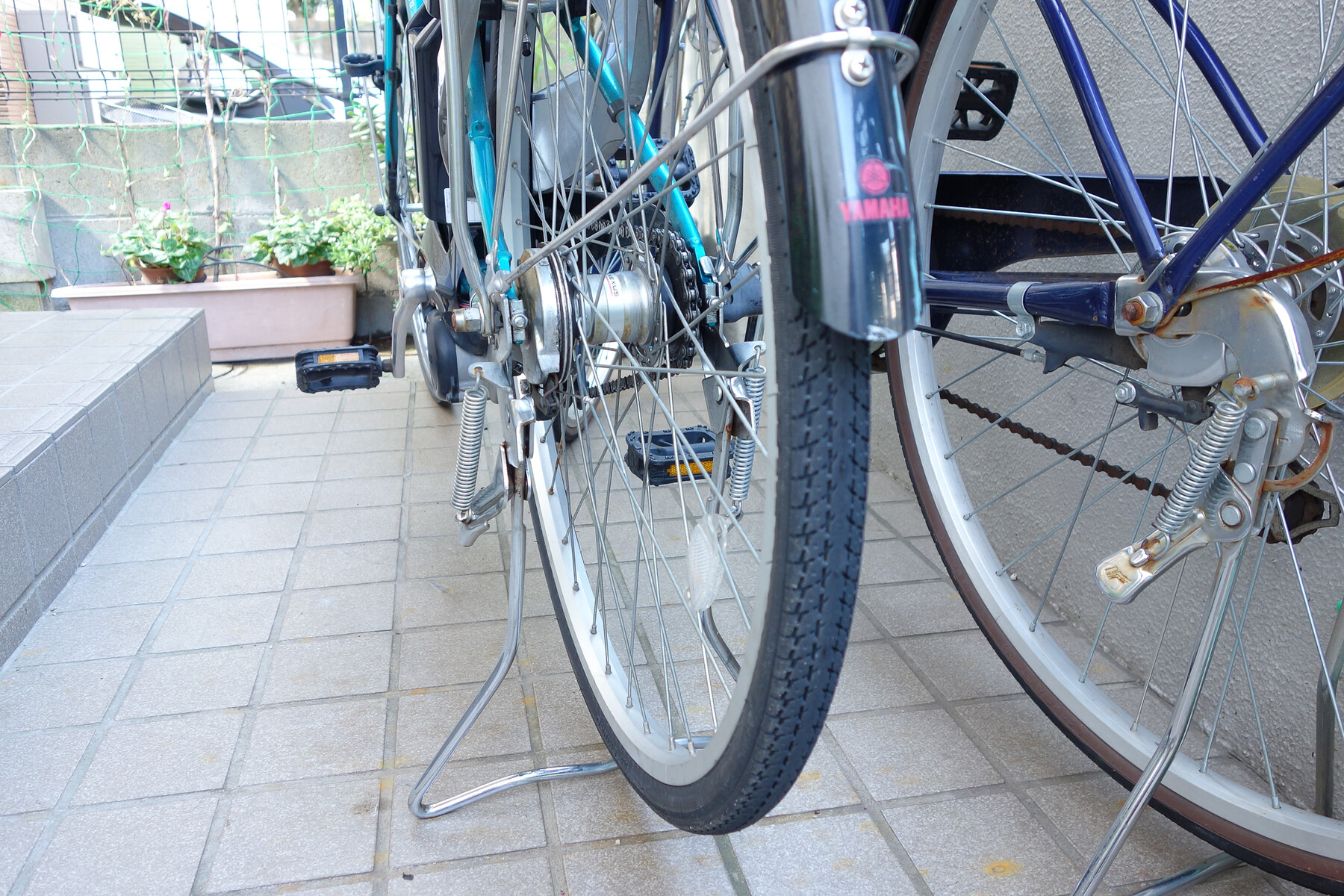 電動アシスト自転車 後輪の 「 タイヤ と チューブ 」 を交換 : 趣味の 