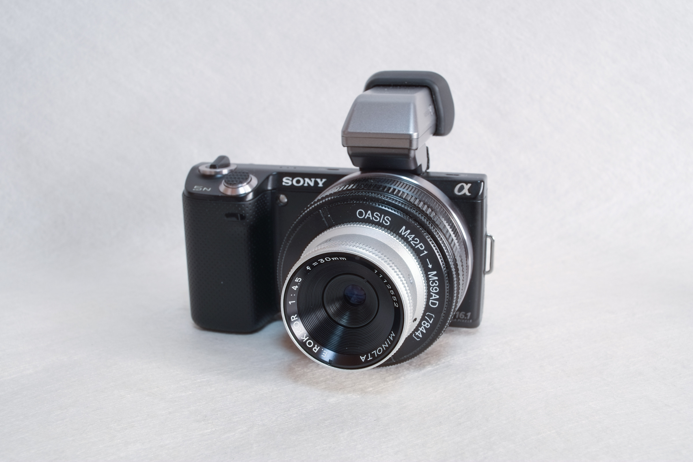 引伸ばしレンズ Minolta E.Rokkor 30mm F4.5 の組み合わせ : 趣味の