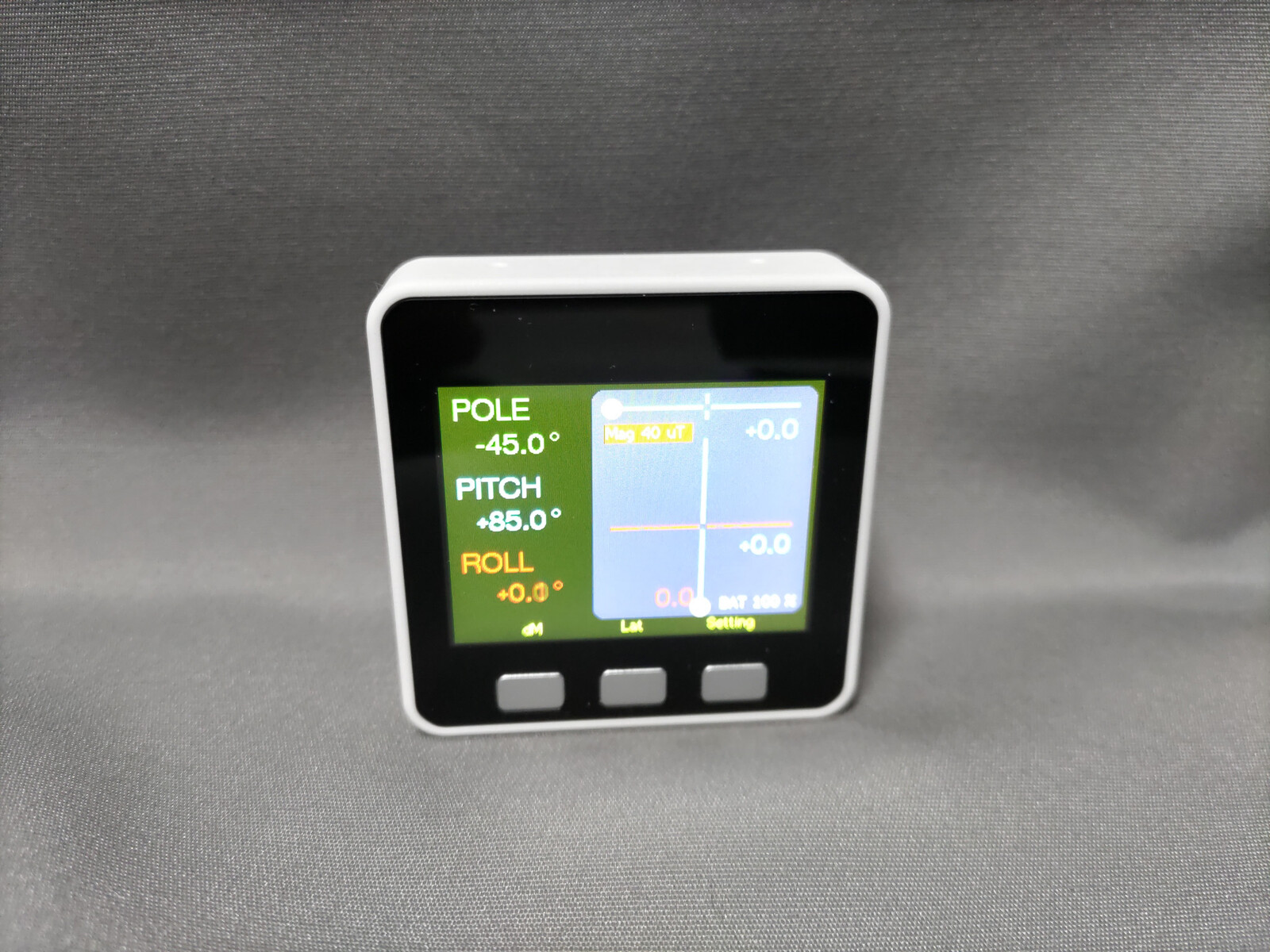 赤道儀 用 デジタル コンパス POLE FINDER NS-10 mkII 」 の使用方法