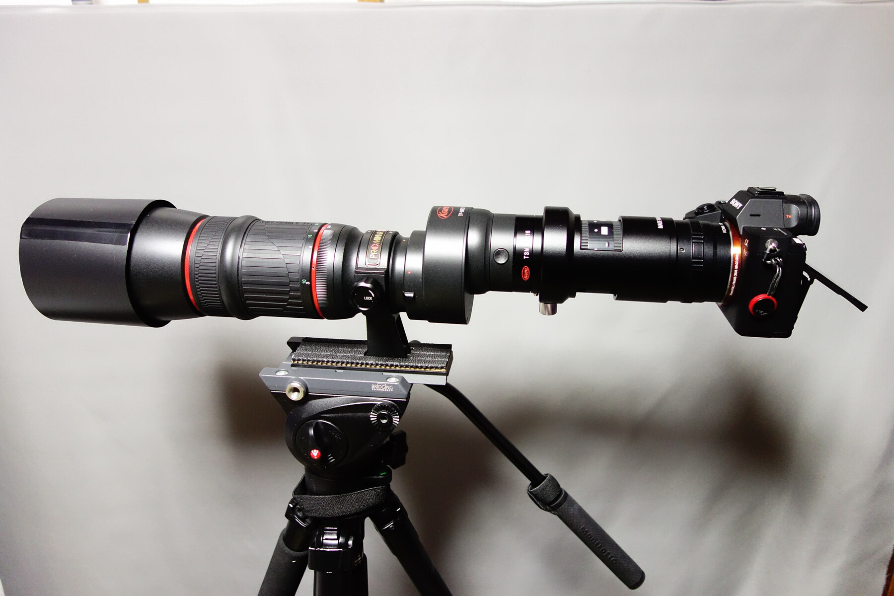 KOWA PROMINAR 500mm F5.6 FL スコープ + ミラーレス一眼 α 7 KOWA PROMINAR 500mm F5.6 FL スコープ + ミラーレス一眼 α 7