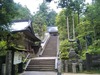 鶴林寺本堂へ続く階段