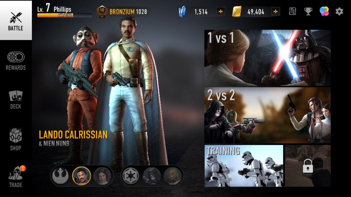 Star Wars Force Arena スターウォーズフォースアリーナ 攻略雑記帳