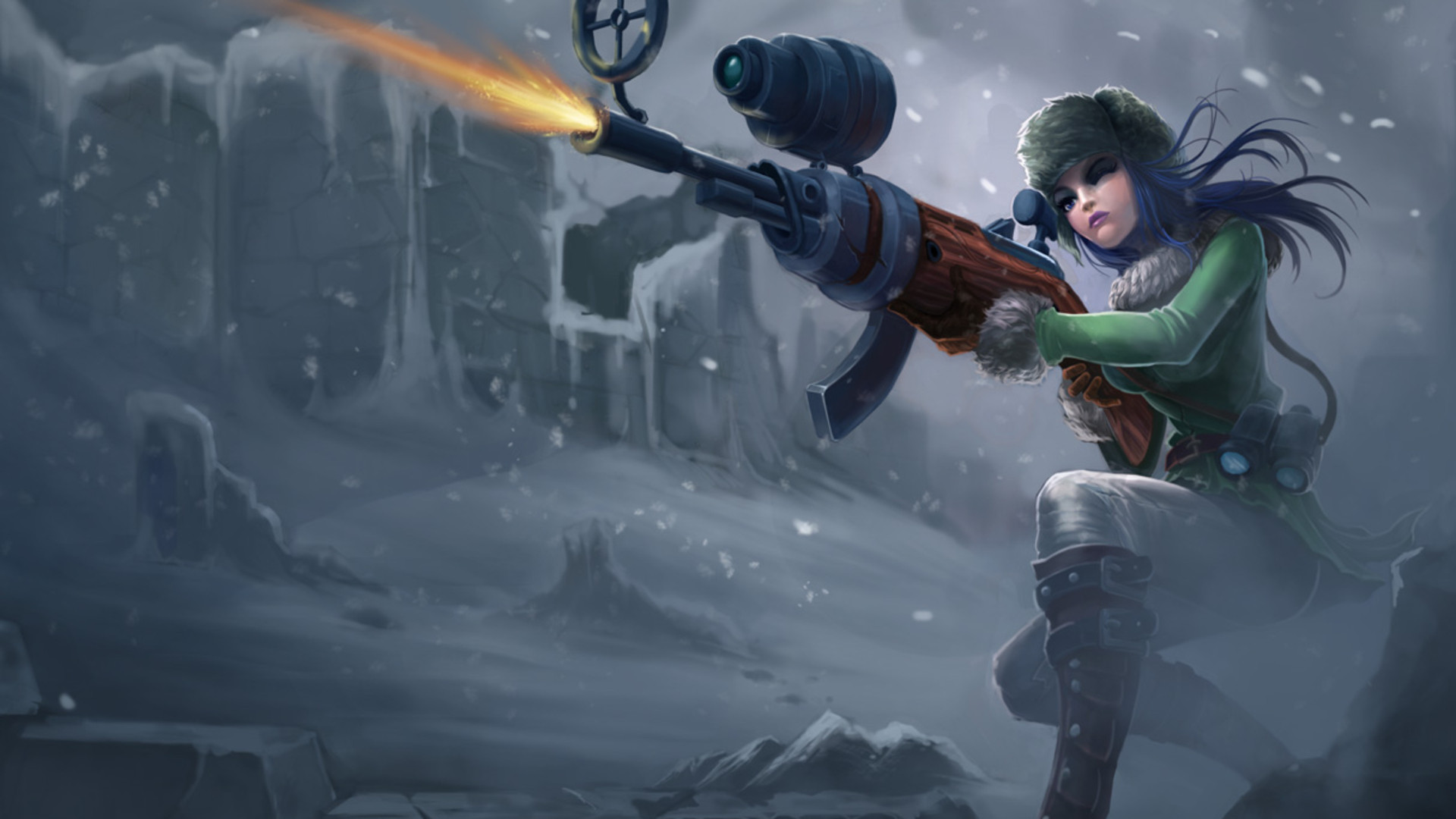 Caitlyn 壁紙画像 Lol Wallpaper Lol壁紙 画像まとめサイト