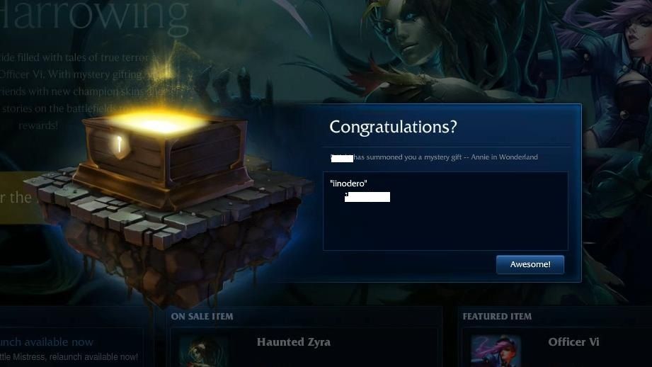 Lol ミステリースキンとかいうやつｗｗｗｗｗｗｗ Lolまとめ速報