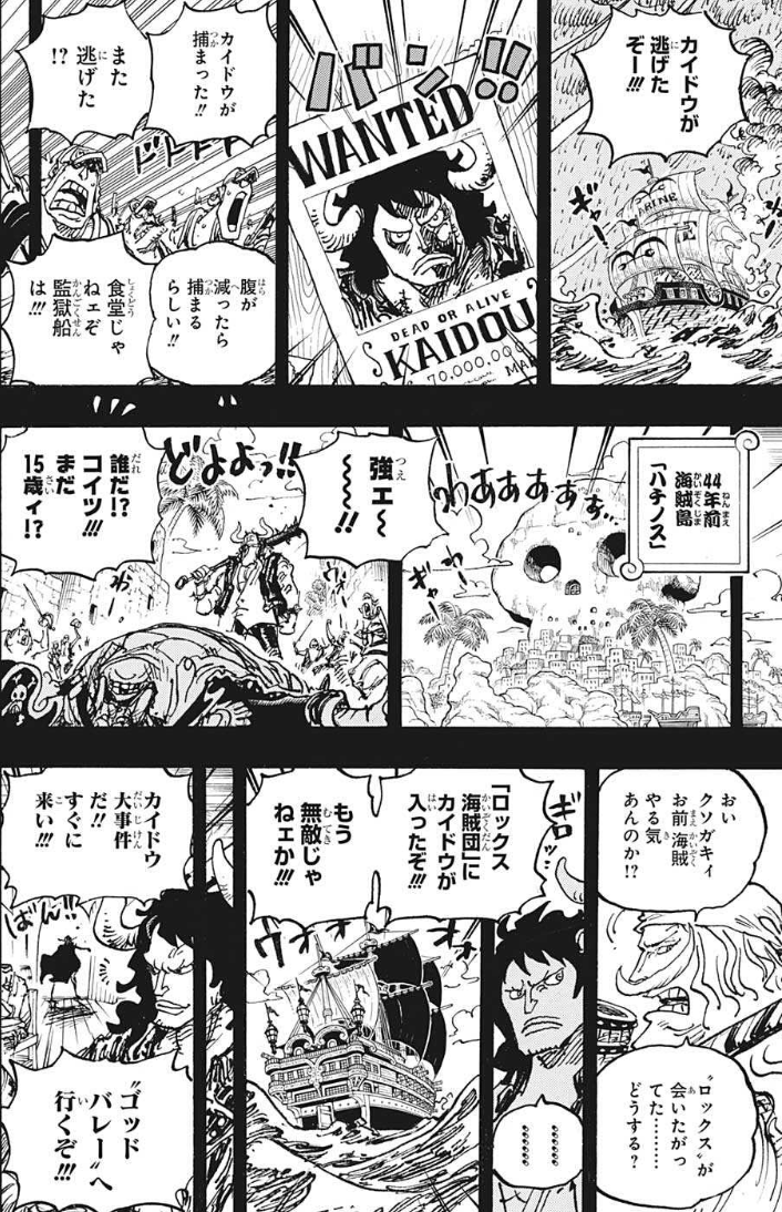 カイドウは海兵になる予定だった そしてあのババアが再び登場 ワンピース1049話 アニメ ゲーム 最速情報 ドンドン