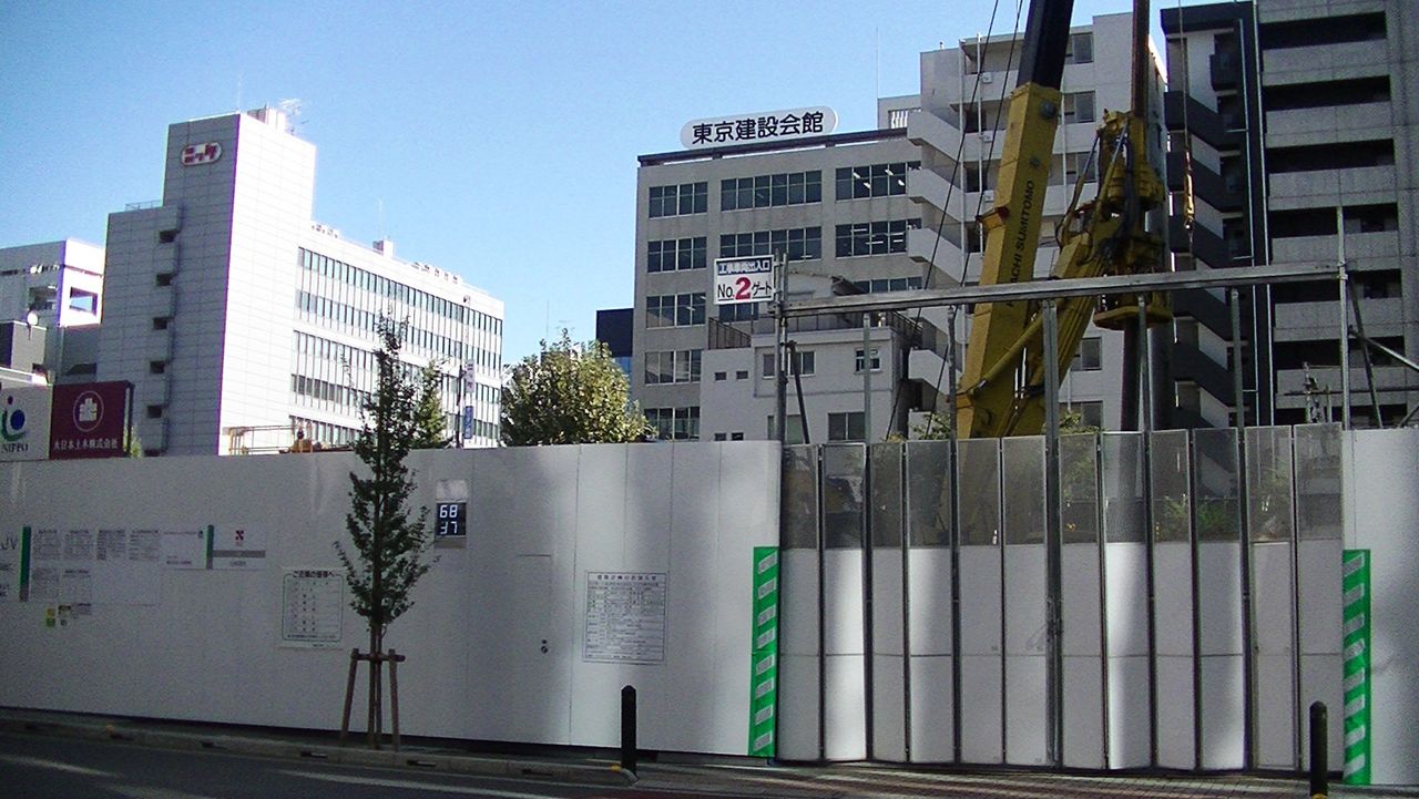 Pmo新川二丁目 マツダ八重洲ビル建替 エンパイヤビル Nippo新本社 東京工事風景 Pmo新川二丁目 マツダ八重洲ビル建替 エンパイヤビル Nippo新本社 東京工事風景