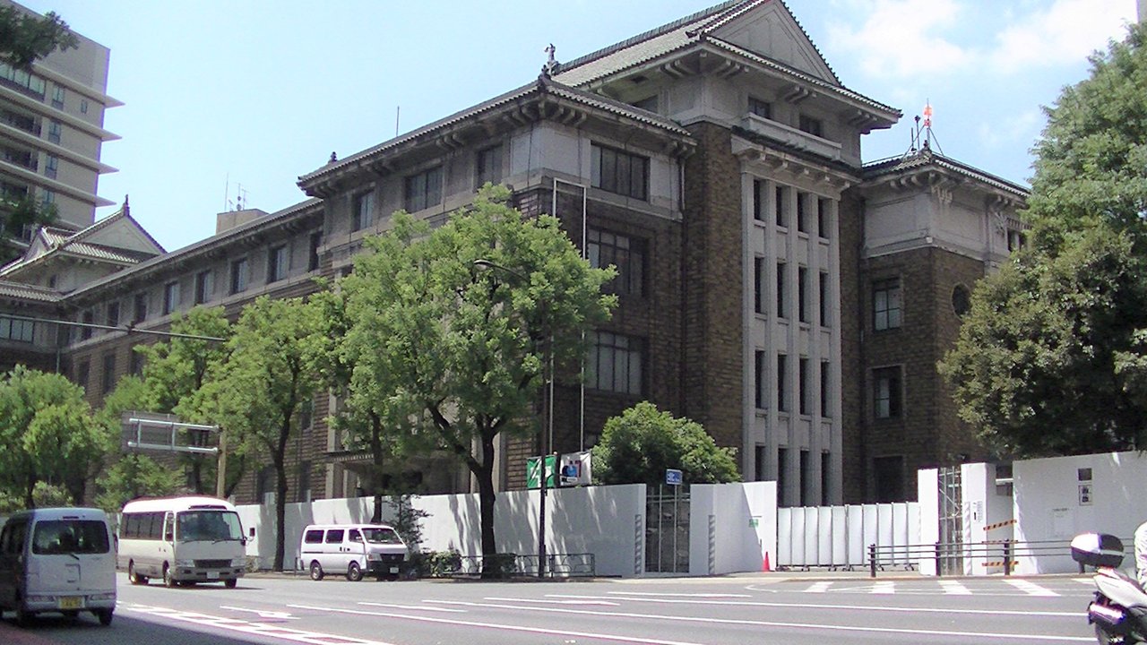 九段会館工事パネル 専修大学神田新校舎 東京工事風景