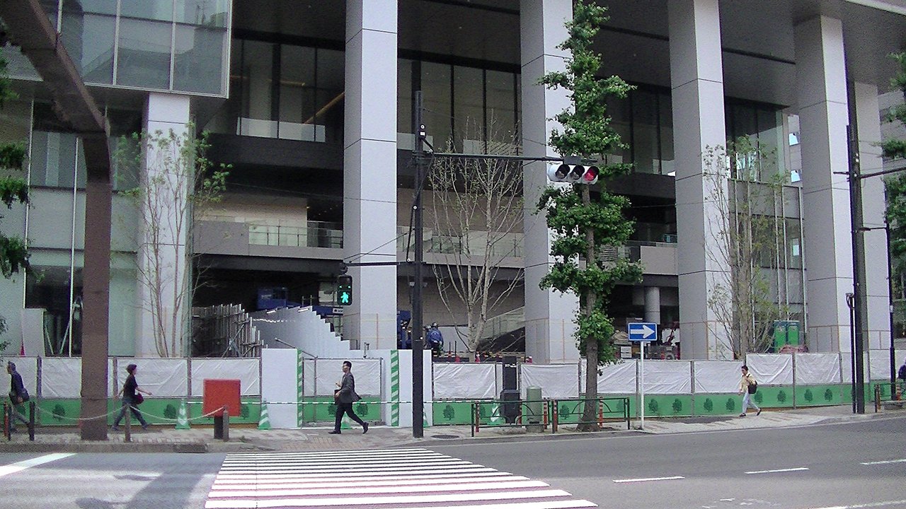 ブリリアタワーズ目黒 建設工事終盤 東京工事風景