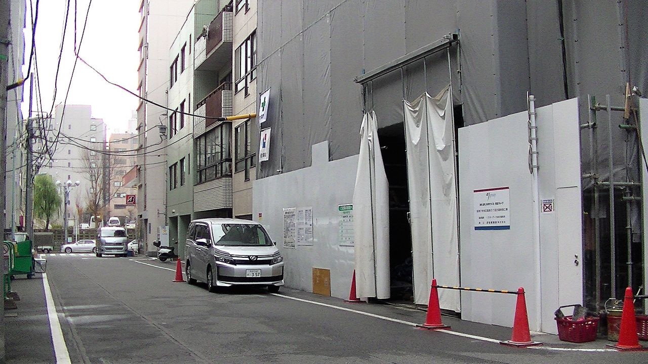 中央区築地三丁目計画 築地駅ev工事 築地三丁目プロジェクトなど 東京工事風景