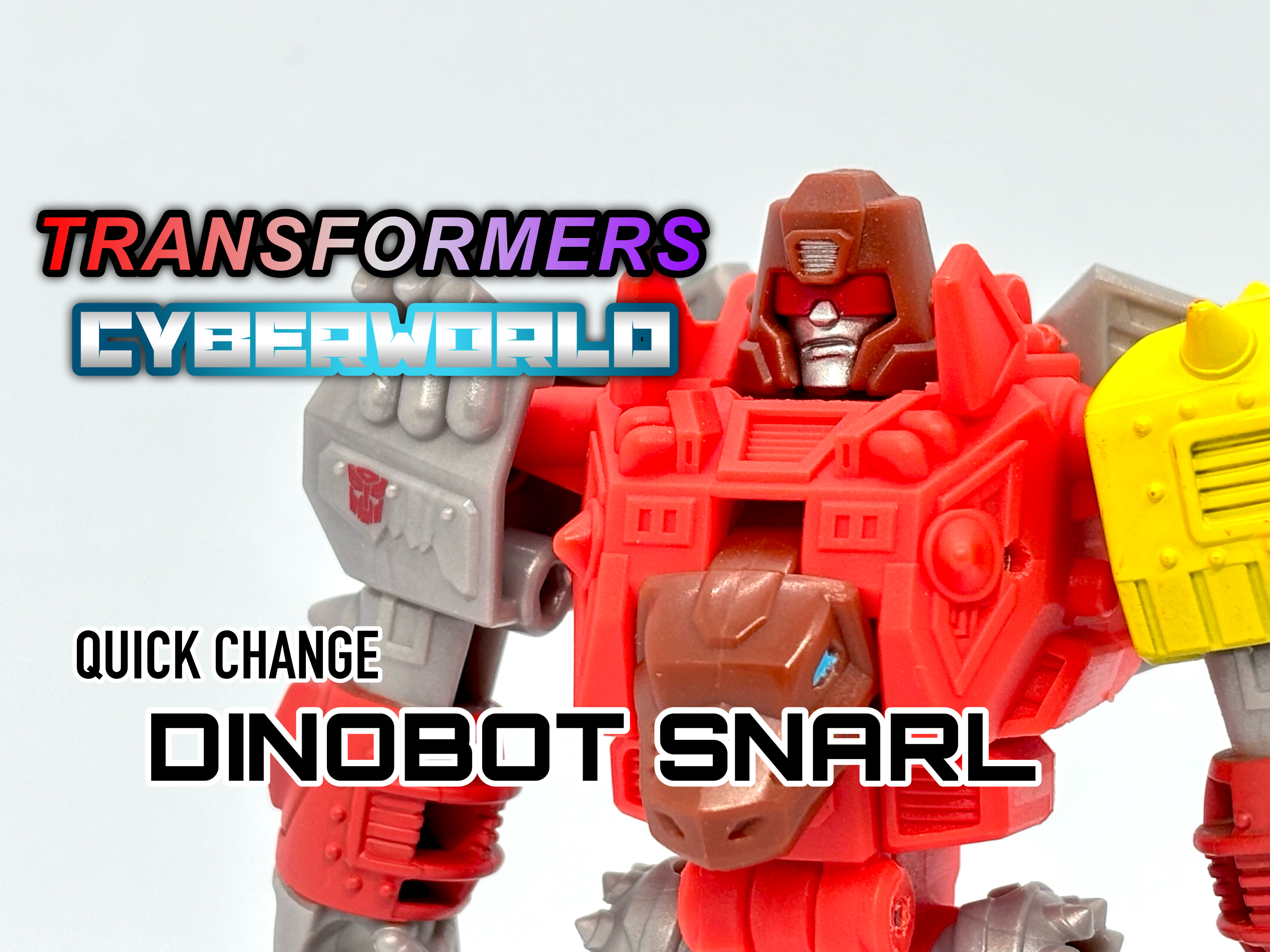 CYBERWORLD CYBER CHANGERS DINOBOT SNARL : 爆裂！バクレツ！ユニバース