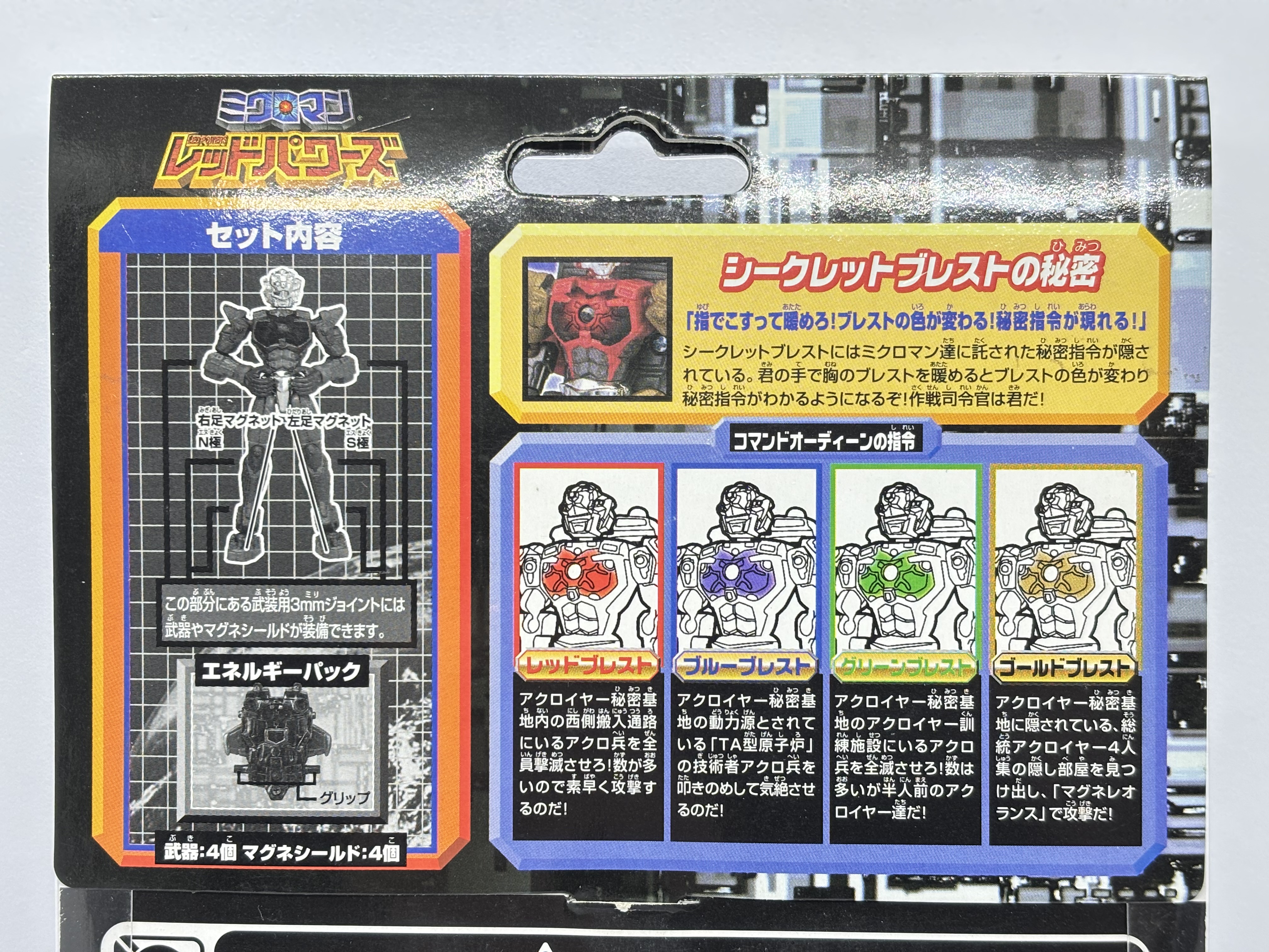 ミクロマン レッドパワーズ シークレットブレスト コマンド