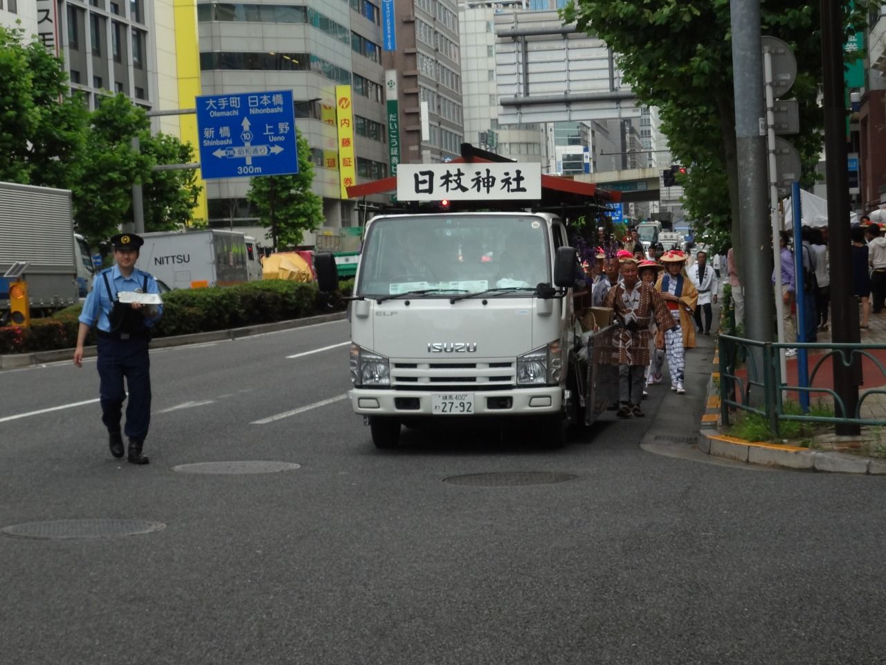 日枝神社 山王祭14 神幸祭 今日はなにを食べようかなぁ