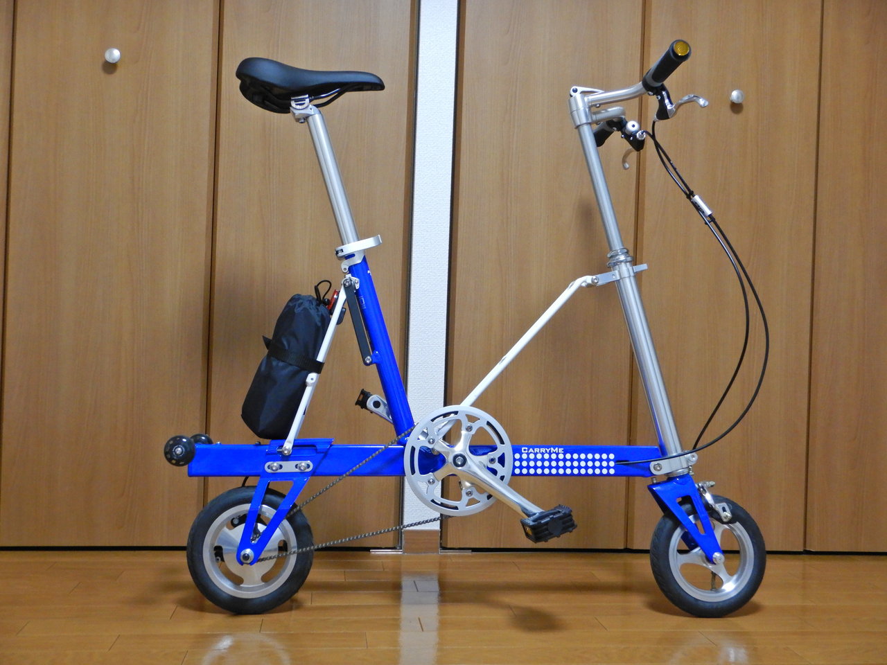 CARRYME 折りたたみ式自転車(輪行バック付き)-