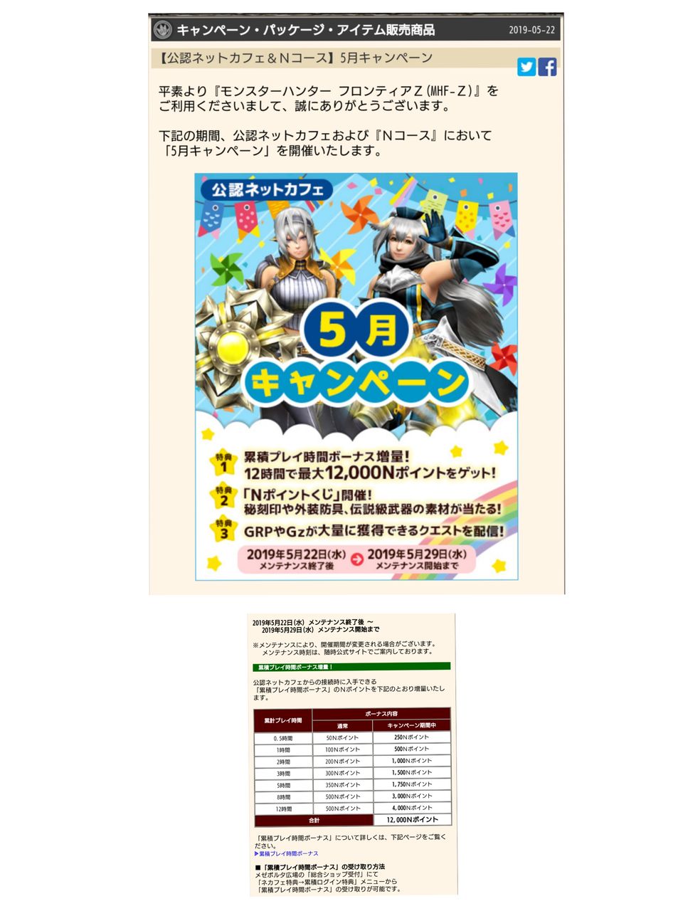 Mhf Zz猟団ひとりぽっちの連絡掲示板 Lone Wolfの独り言 5月22日からのポイント Mhf Zz猟団ひとりぽっちlone Wolfのblog