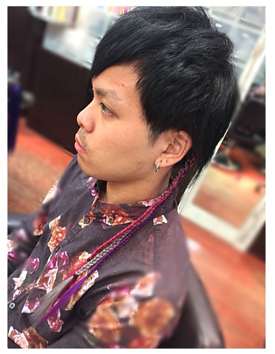 三色ブレイズ Men S Style Loop Extension 名古屋大須 エクステ専門店 三色ブレイズ Men S Style Loop Extension 名古屋大須 エクステ専門店