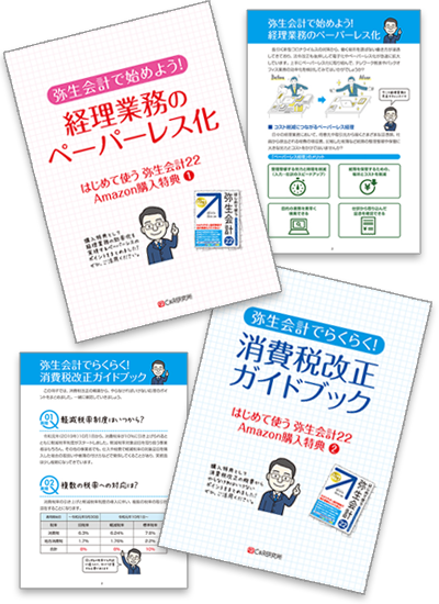 弥生会計22-Amazon特典参考画像