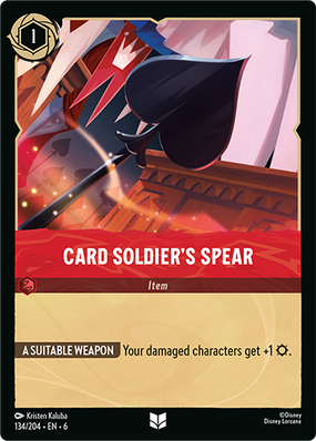 CardSoldier'sSpear-6-134