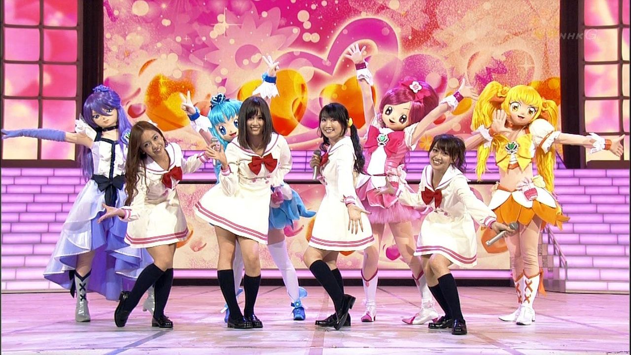 Nhk第６１回紅白歌合戦 キャラクター紅白でハートキャッチプリキュア 感想 とあるサクラの絶対音感 ブログ