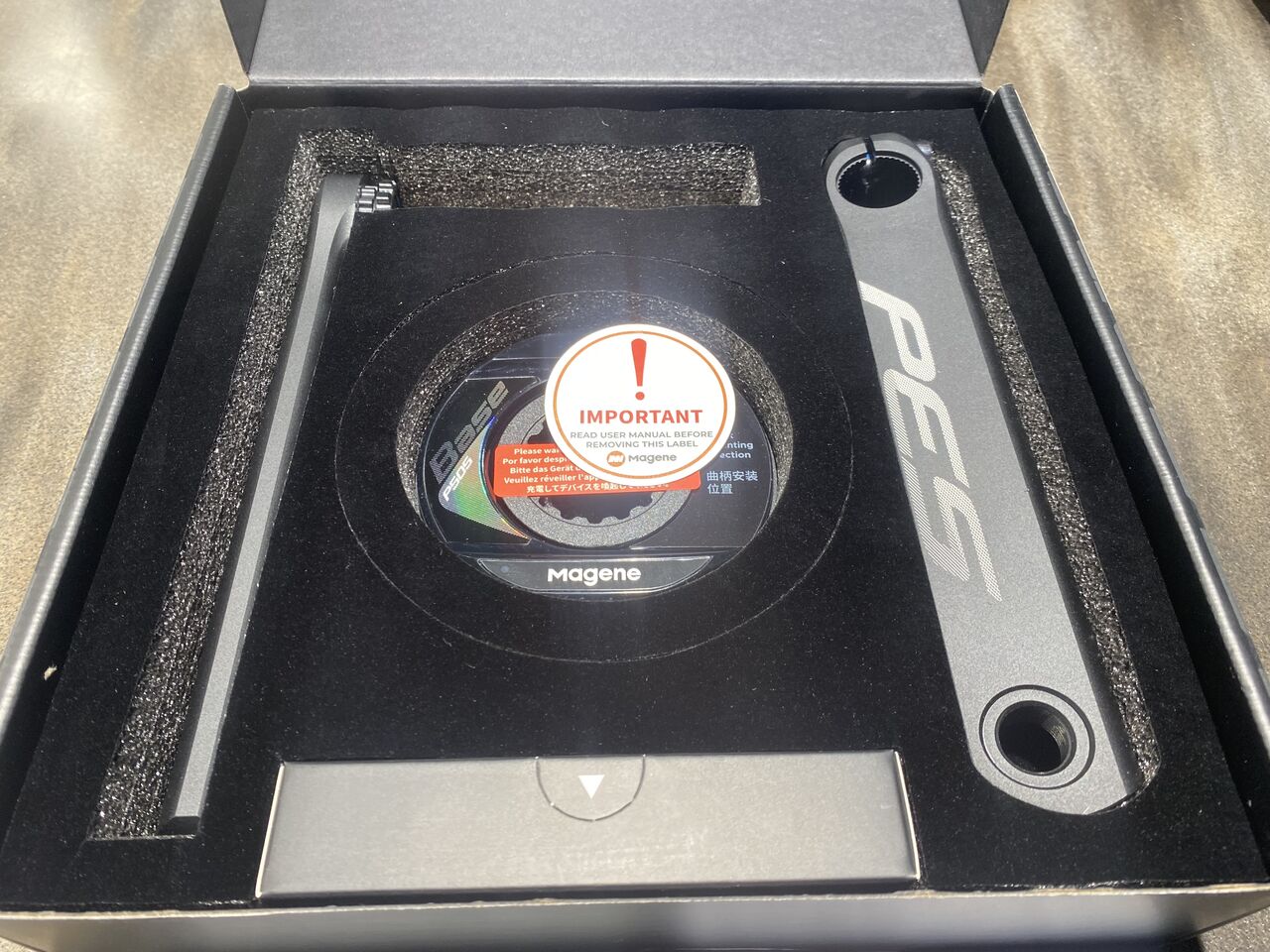 パワーメーター】Emonda SL5にMageneのPES-P505 BASEを パワーメーター】Emonda SL5にMageneのPES-P505 BASEを