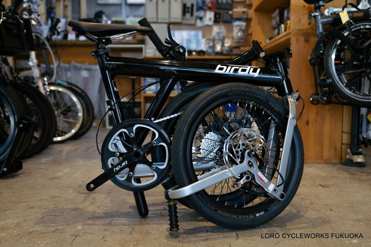 只今商談中　期間限定価格　birdy ディスクブレーキフロントフォークフルセット birdy ディスクブレーキフロントフォークフルセット 特価販売