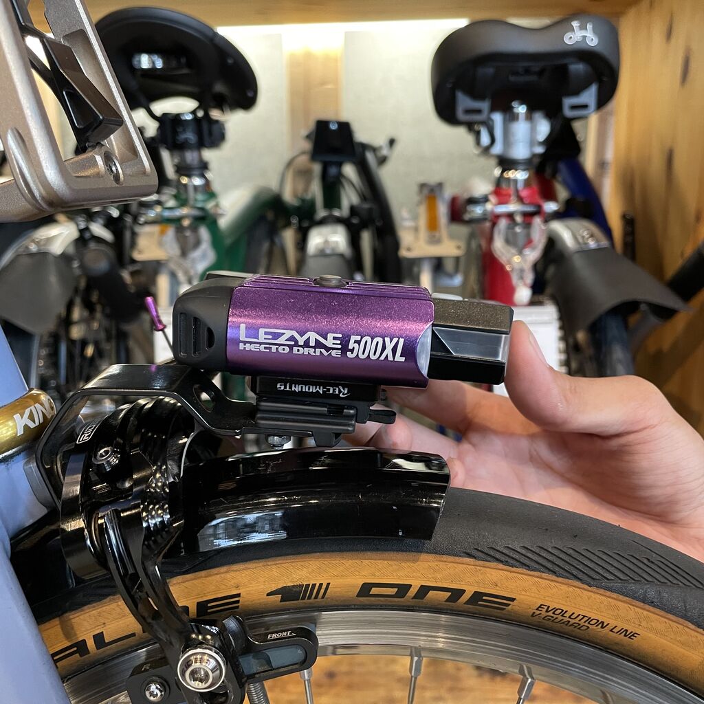 BROMPTONのライトここに付けちゃいます : LORO CYCLEWORKS 福岡