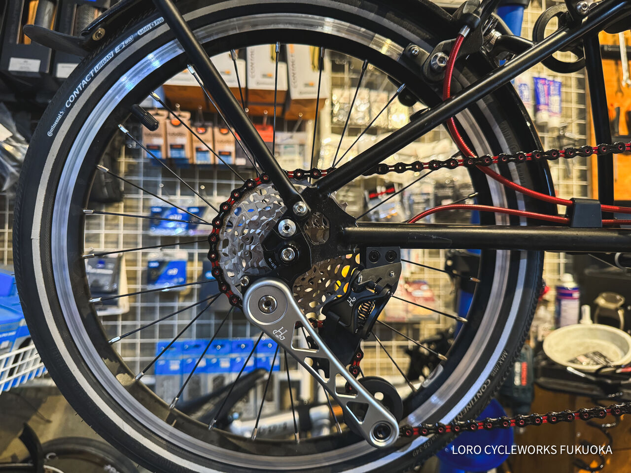 BROMPTON p line 用 リアディレイラー 2－7速対応 Amazon.co.jp