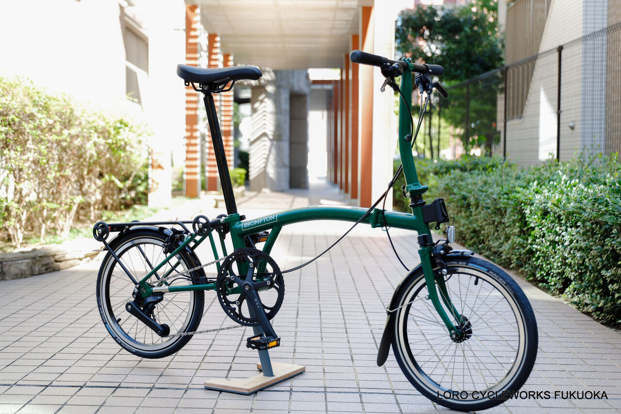 BROMPTON 新型C Line 外装4速 S4R ターキッシュグリーン