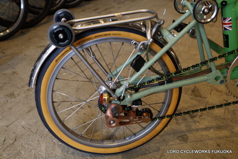 フェンダーとキャリアをカスタム～ BROMPTON！！ : LORO