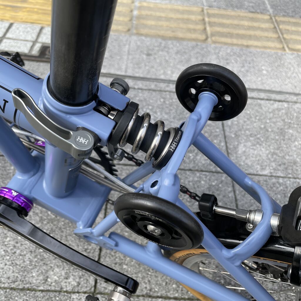 ブロンプトン カーボンシートポスト H&H loro H&H Quick release Seat