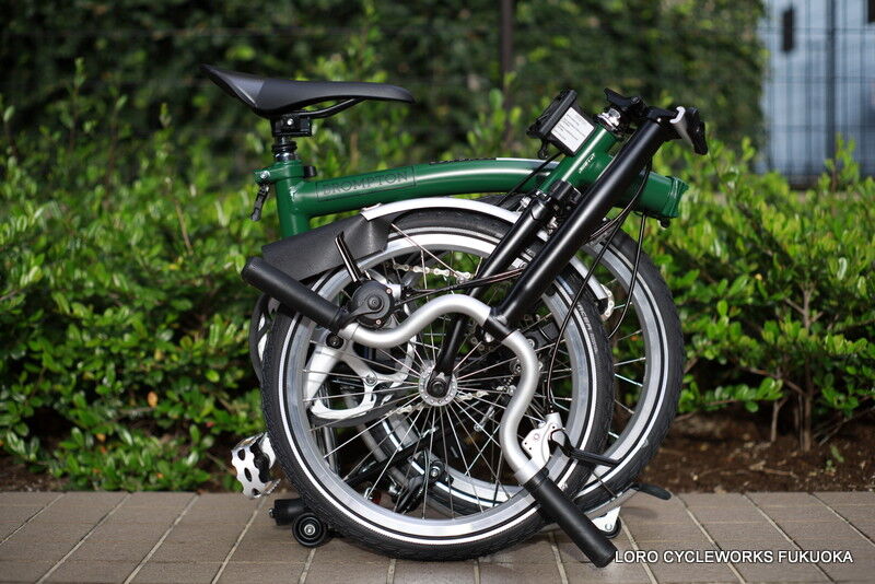 2008年式英国製ブロンプトン 内装3段変速 M3R 色：グリーン／ブラック 2008年式英国製ブロンプトン 内装3段変速 M3R 色：グリーン