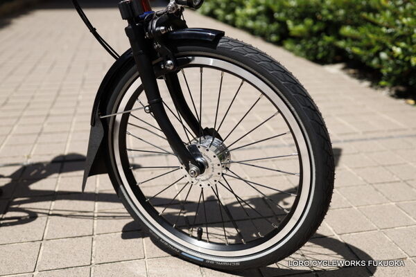 BROMPTON ハブダイナモ化カスタム : LORO CYCLEWORKS 福岡