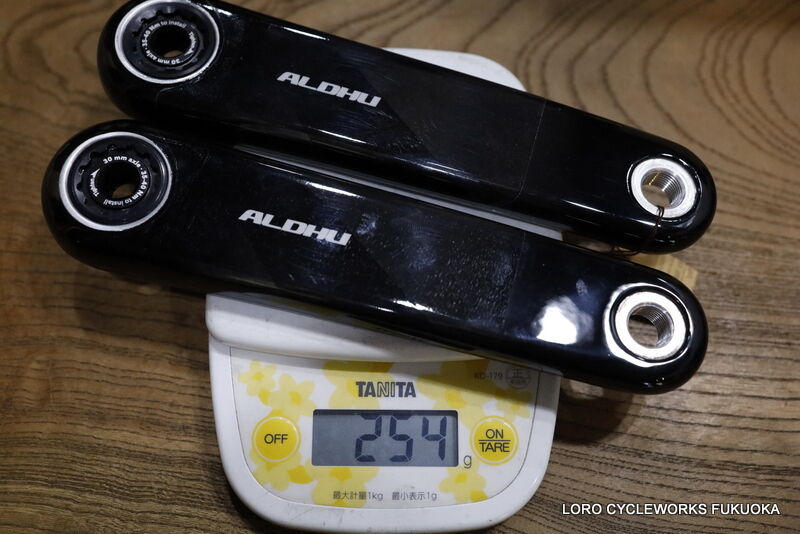 MEGA カーボンクランクアーム 350g ROTOR ALDHU DM 対応 ROTOR ALDHU