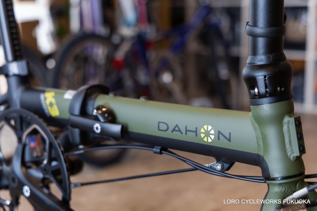 DAHON K3特別色 アーミー/ブラック店頭に1台在庫有りです。 : LORO