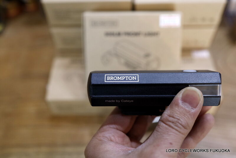 BROMPTON 純正NEWフロントライトが入荷してきましたよ~ : LORO BROMPTON 純正NEWフロントライトが入荷してきましたよ~ : LORO