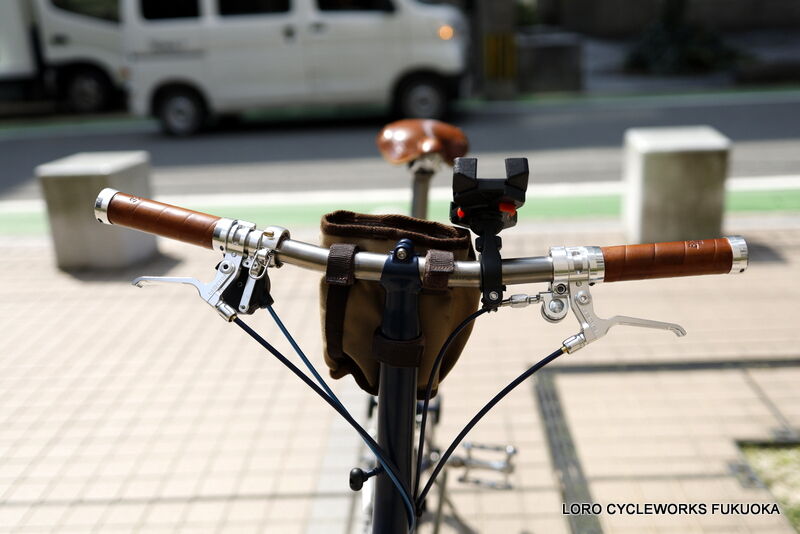 BROMPTON ハンドルバーやブレーキをカスタム～ : LORO CYCLEWORKS 福岡