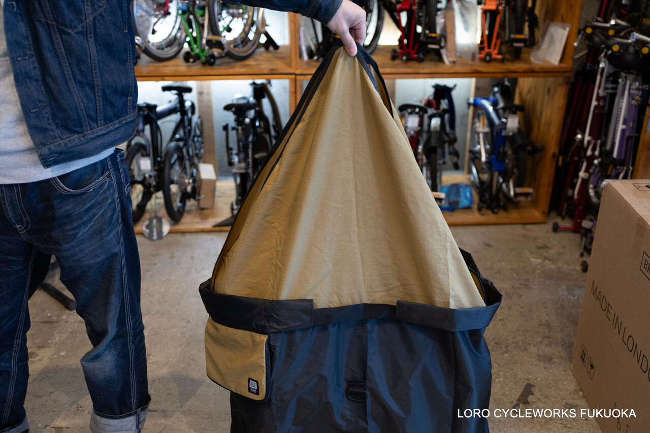BROMPTON、DAHON K3用の新しい輪行袋 : LORO CYCLEWORKS 福岡 スタッフBlog