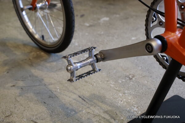 BROMPTON最初のカスタマイズにおススメ！MKSペダル : LORO