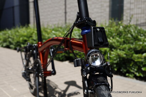 BROMPTON ハブダイナモ化カスタム : LORO CYCLEWORKS 福岡 スタッフBlog