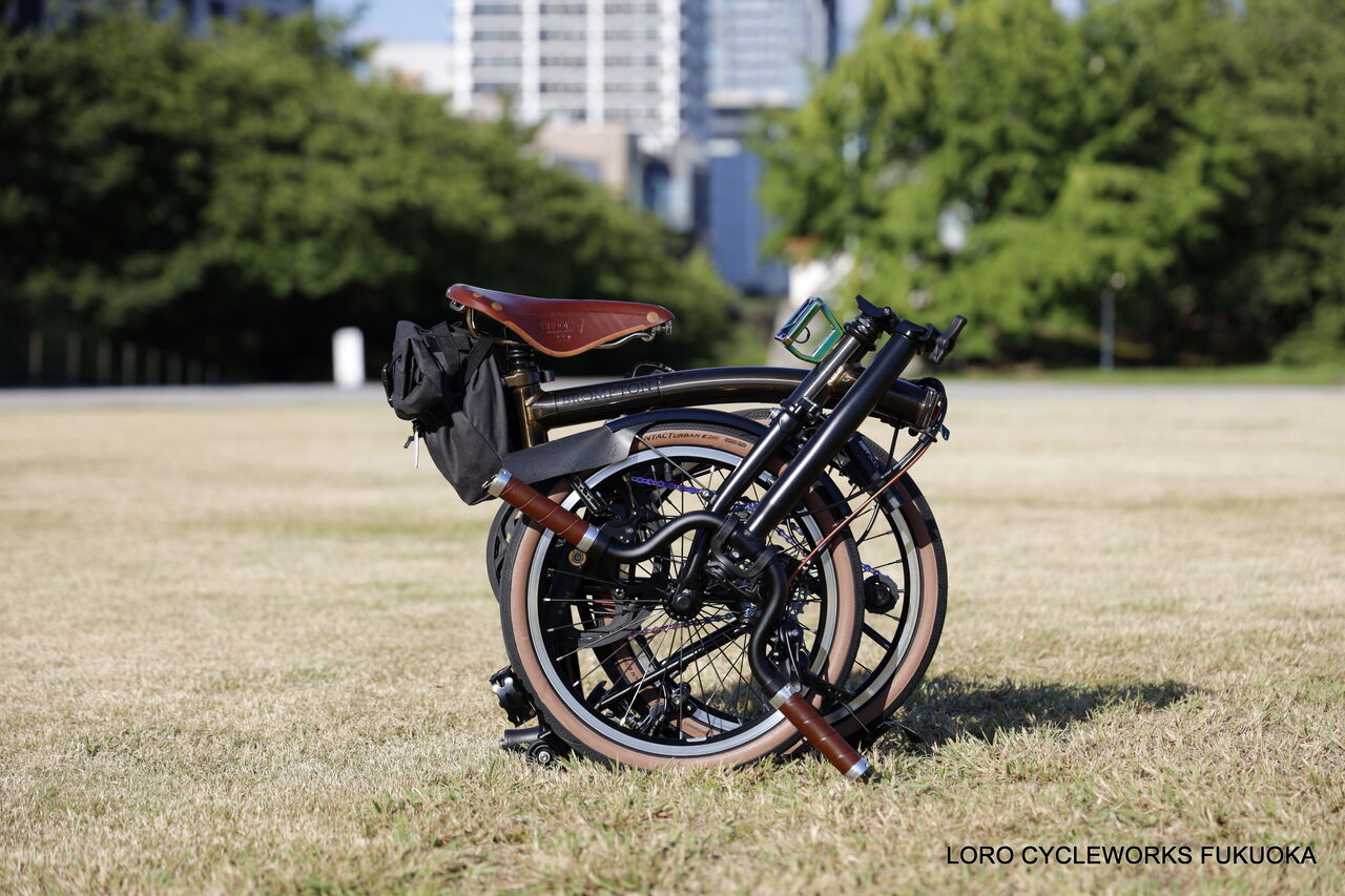BROMPTON 外装5速 フルカスタマイズ レトロ 桜ピンク BROMPTON 外装6速 