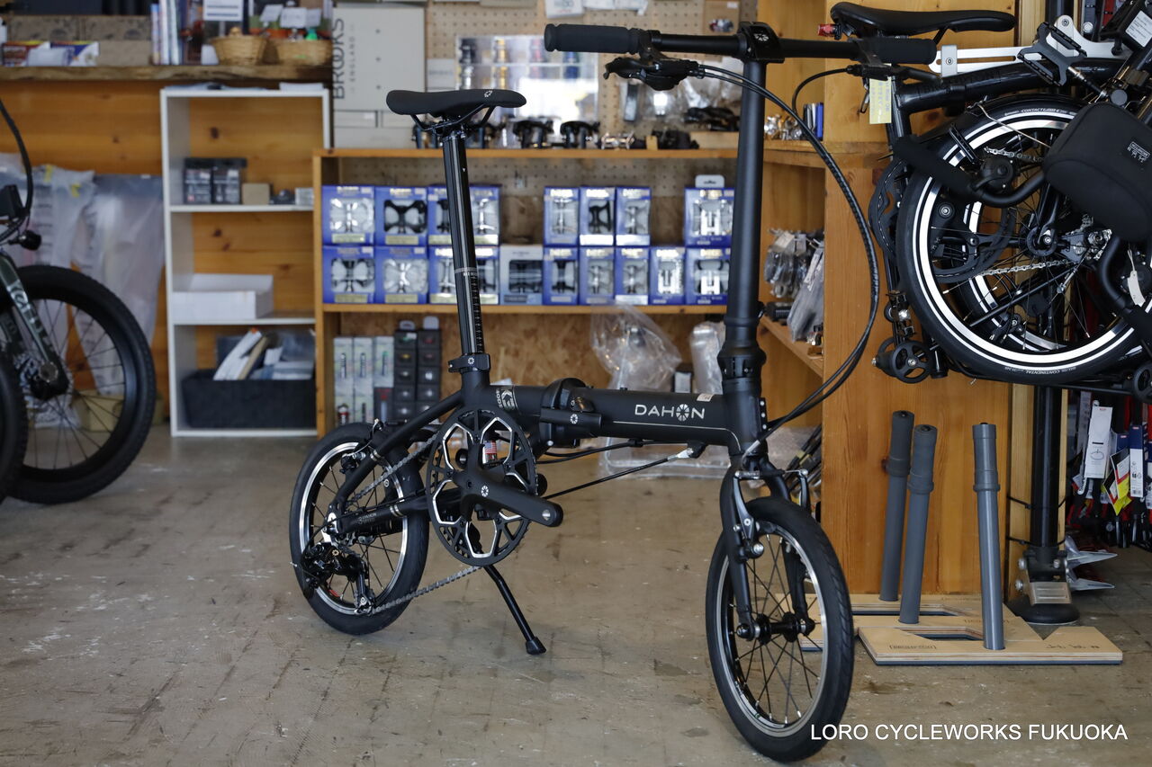 DAHON K3 LTD マットブラック/シルバー DAHON K3 特別仕様入荷し