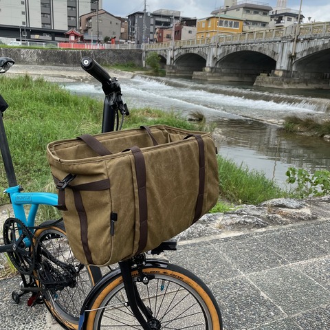 WOTANCRAFT PIONEER バスケットバッグ Brompton用 Wotancraft “Pioneer” Basket Bag for Brompton | 808 Cycles
