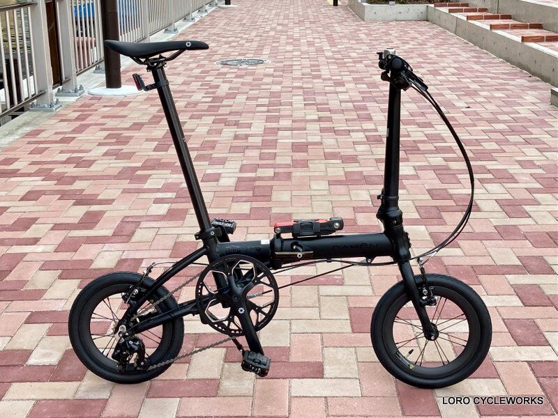 DAHON K3 オシャレ過ぎる・・カーボンホイール仕様　マッドブラック DAHON K3：マットブラック（カーボンホイール/ビッグアップル