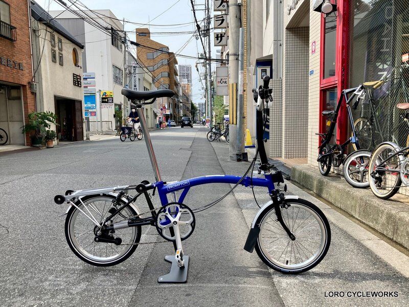 【訳あり】ブロンプトン　m6L ピカデリーブルー 船橋×BROMPTON】当店にも新色がやってきた！新たなブルーは一味
