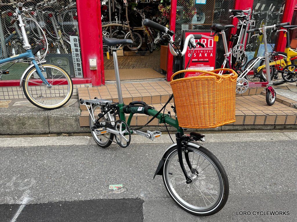 ブロンプトン 前かご FAHRER フロントバスケット 自転車 荷台 カゴ