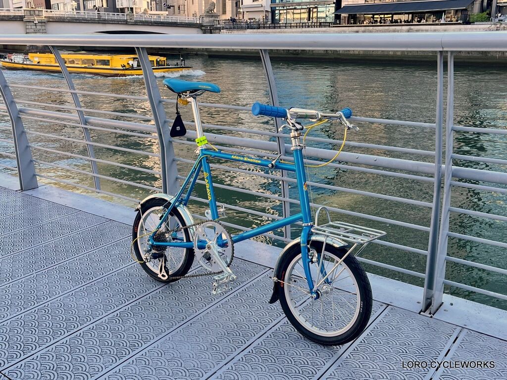 ARAYA マイクロスワローにフロントラックをお取り付けしました