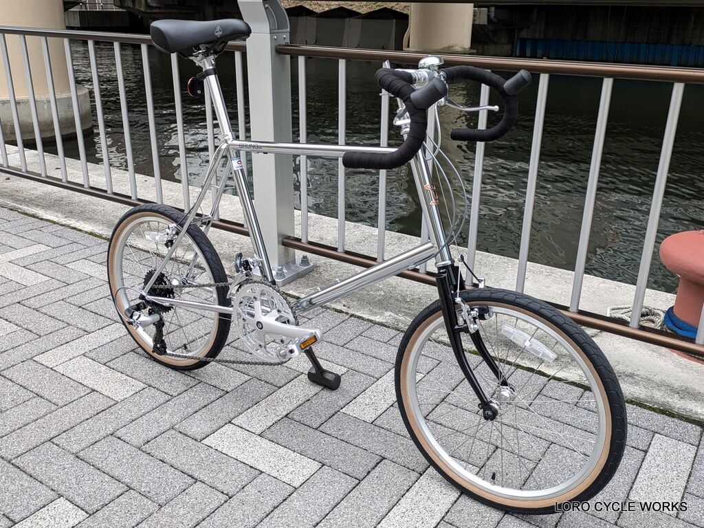 BRUNO520 ミニベロ 自転車 グレー BRUNO520 ミニベロ 自転車 グレー