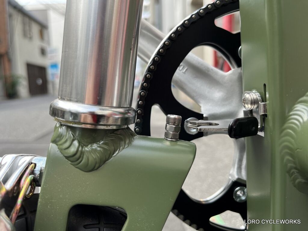 キャリーミー　フロントフォーク CARRYMEをカスタムしました！！ : LORO CYCLEWORKS ONOMICHI