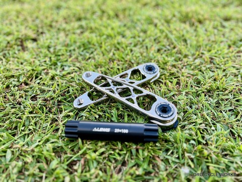 LEWIS CNC削り出しのポリッシュチタンクランクのご紹介！ : LORO