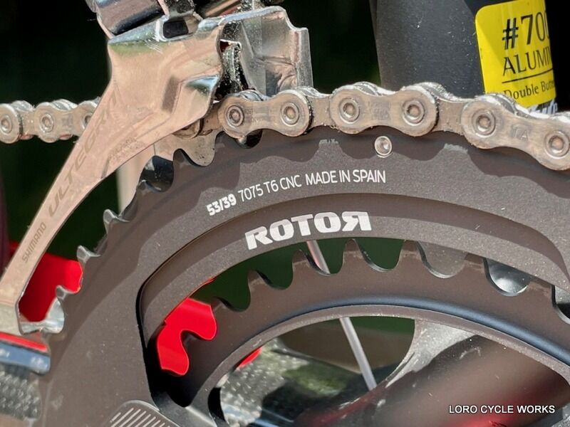 Tyrell CSI のクランクをカスタムいたしました。 : LORO CYCLE WORKS